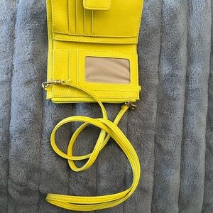 Relic Bright Yellow Crossbody Wallet